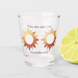 Copo De Shot além deste vidro de tiro