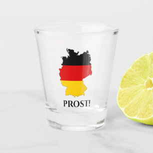Copo De Shot Alemanha: Mapa da Bandeira Alemã Prost Saúde