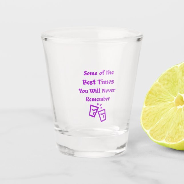 Copo De Shot Alguns dos Melhores Tempos em um (Frente)