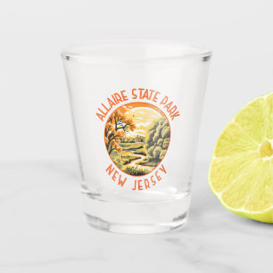 Copo De Shot Allaire State Park New Jersey Retro Distingue-Se