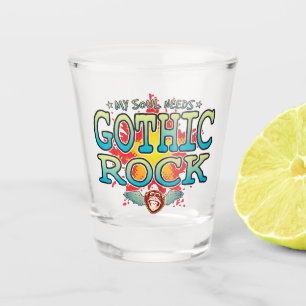 Copo De Shot Alma de Rock Gothic - Vidro