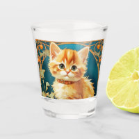 Alphonse Mucha Art Nouveau Cat