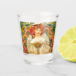 Copo De Shot Alphonse Mucha Art Nouveau Daydre