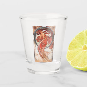 Copo De Shot Alphonse Mucha Dance 1898 Art Nouveau Vintage