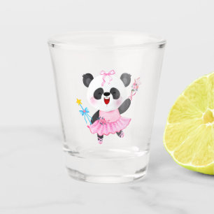 Copo De Shot Amantes de os animais Panda Ballerina