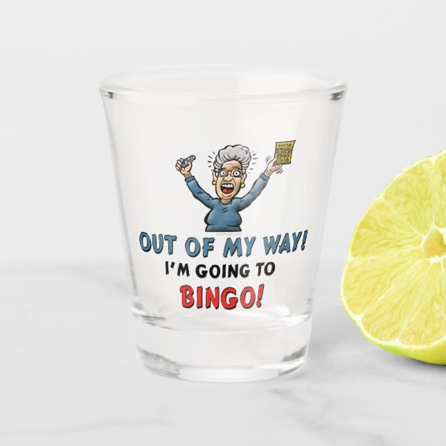 Copo De Shot Amantes do Bingo (Frente)