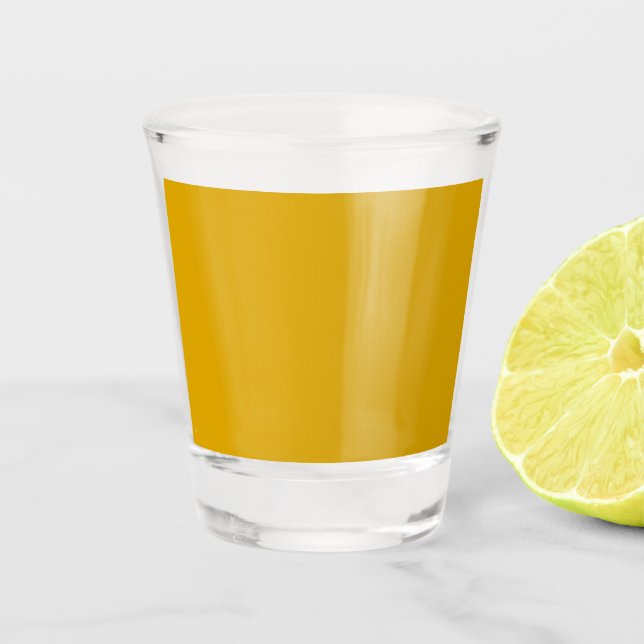 Copo De Shot Amarelo Mostarda (Frente)