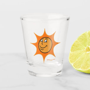 Copo De Shot Amelia Island Big Vintage Smiling Sun