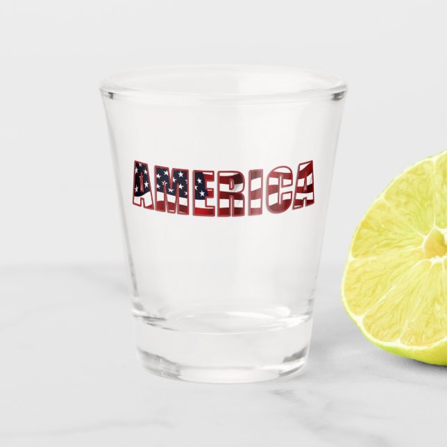 Copo De Shot América (Frente)