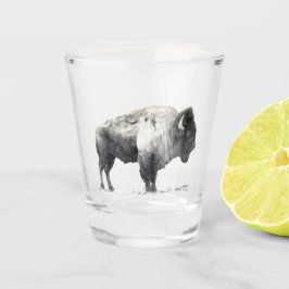 Copo De Shot American Bison Shot Glass