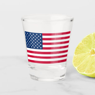 Copo De Shot American Flag Shot Glass EUA