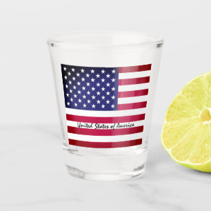 Copo De Shot American Flag & United States - USA party /sport