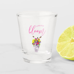 Copo De Shot Amor No Bloom Floral Wedding