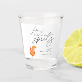 Copo De Shot Amor no First Spritz Chá de panela