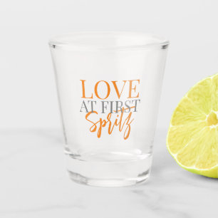 Copo De Shot Amor no First Spritz Chá de panela