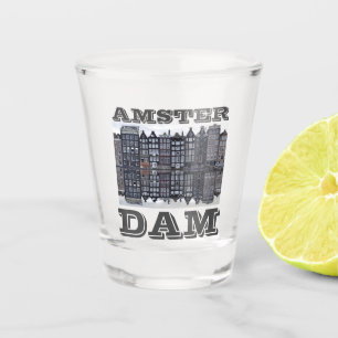 Copo De Shot Amster Dam Shot Glass