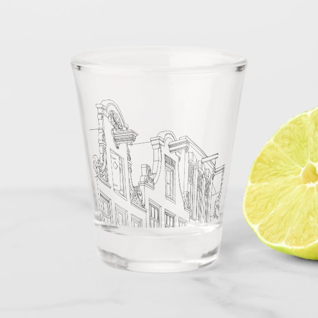 Copo De Shot Amsterdam Gabbles Latte Mug (Frente)