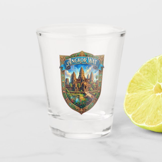 Copo De Shot Angkor Wat Cambodia at Dawn (Frente)