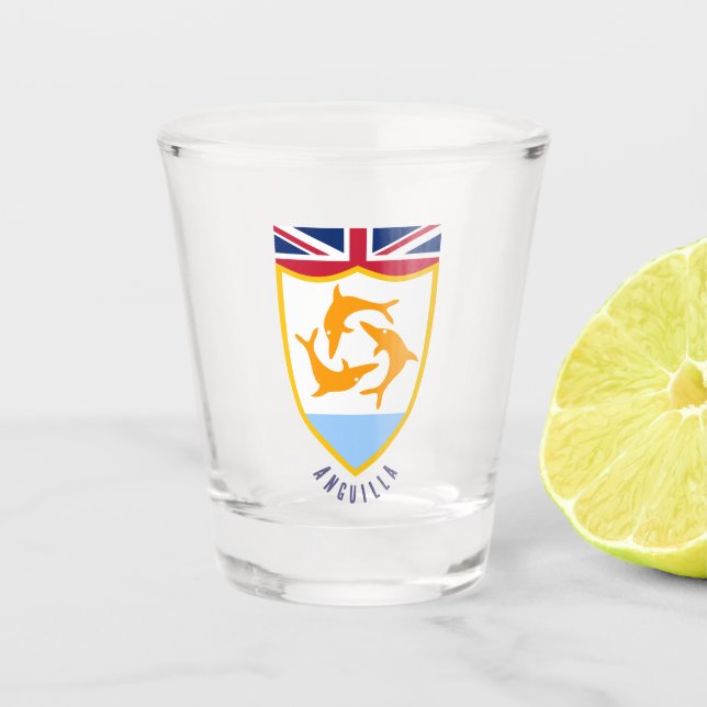 Copo De Shot Anguila casaco de braços (Frente)