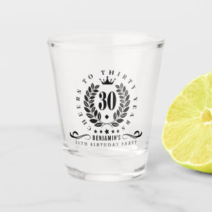 Copo De Shot Anima-Se A 30 Anos De aniversário de 30 anos Perso