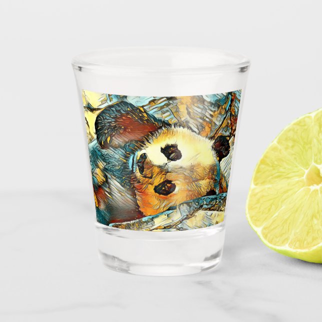 Copo De Shot AnimalArt_Panda_002 (Frente)