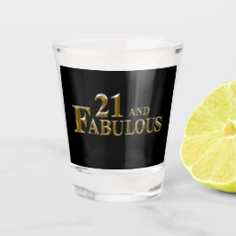 Copo De Shot Aniversário de 21 anos