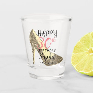 Copo De Shot Aniversário de 30 anos personalizado