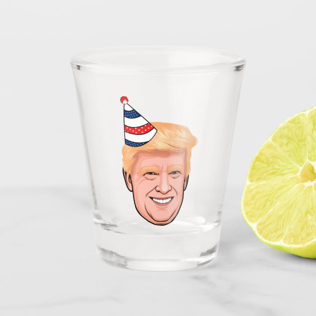COPO DE SHOT ANIVERSÁRIO DE DONALD TRUMP (Frente)