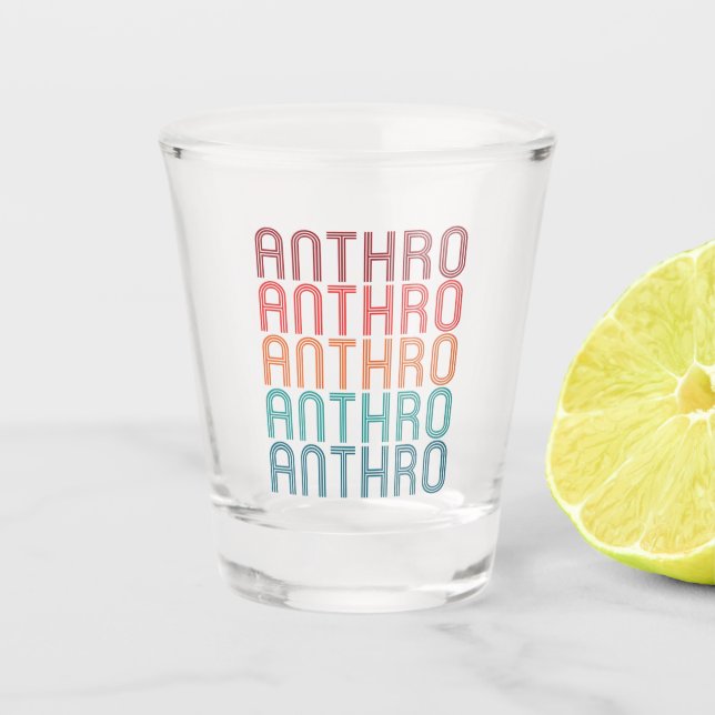 Copo De Shot Antropologista Antropologista Antropologista Repet (Frente)