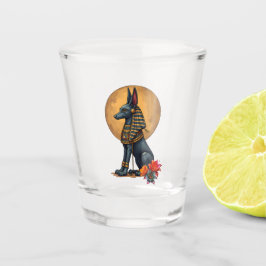 Copo De Shot Anúbis ao luar,