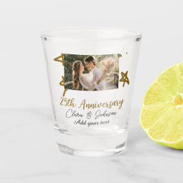 Copo De Shot Apelido de casamento Aniversário adiciona nome ano