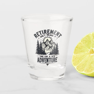 Copo De Shot Aposentadoria significa que é hora de um novo empr