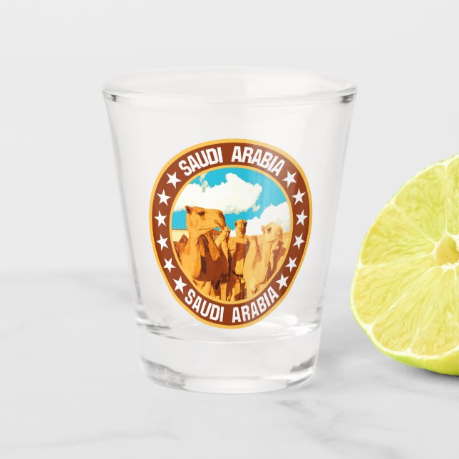 Copo De Shot Arábia Saudita (Frente)