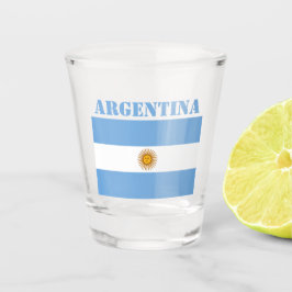 Copo De Shot Argentina Flag Shobolas Futebol Argentino