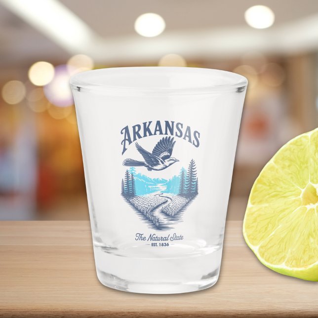 Copo De Shot Arkansas – Nature’s Playground (Criador carregado)