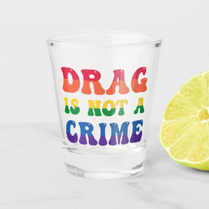 Copo De Shot Arrastar Não É Um Vidro De Atirada De Crime