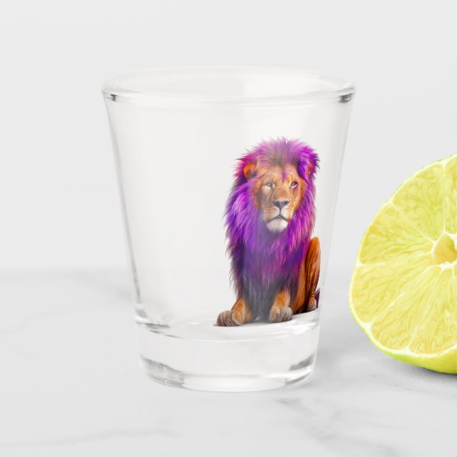 Copo De Shot Artsy Lion (Frente)