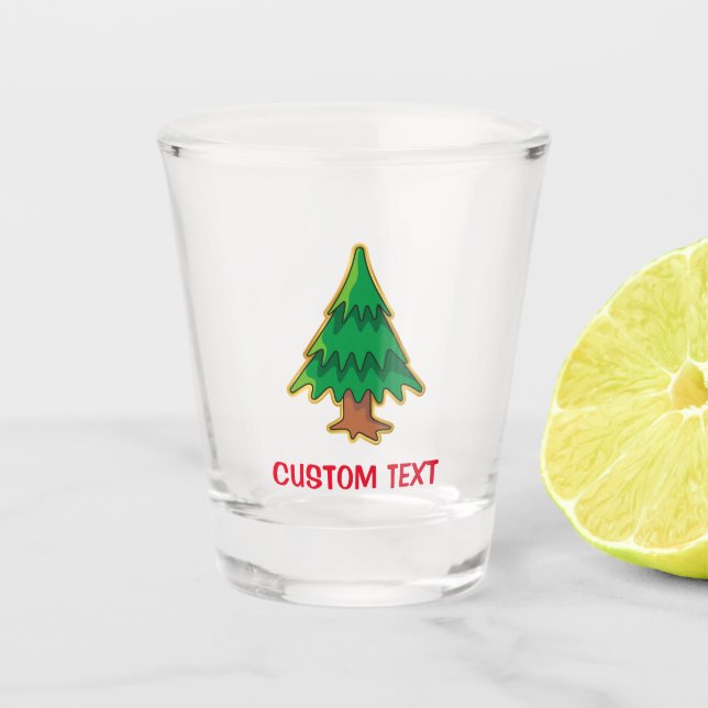 Copo De Shot árvore de Natal (Frente)