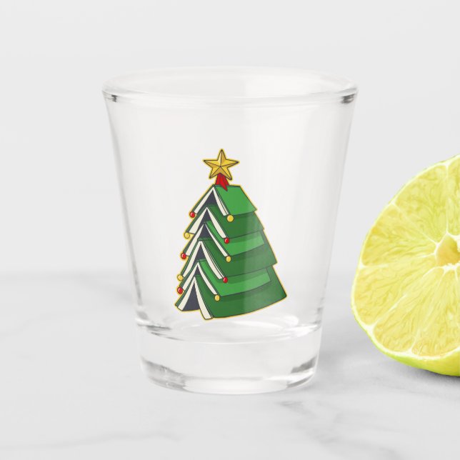 Copo De Shot Árvore de Natal de Bookie IV (Frente)