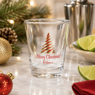 Copo De Shot Árvore de Natal elegante