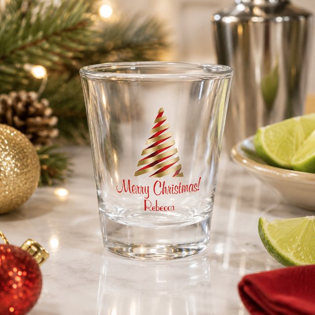 Copo De Shot Árvore de Natal elegante (Criador carregado)