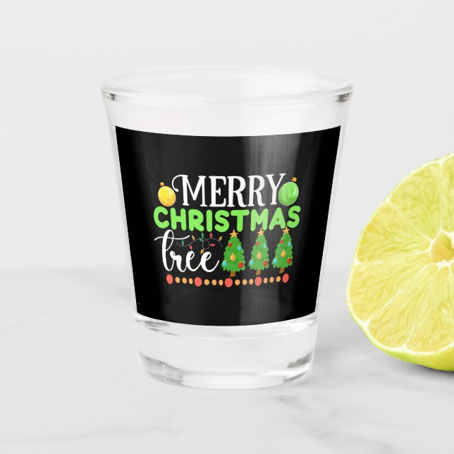 Copo De Shot Árvore de Natal Merry-34564 (Frente)