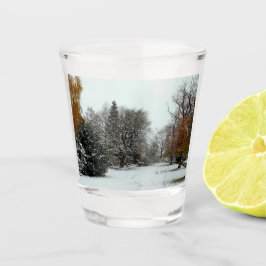 Copo De Shot Árvores de novembro