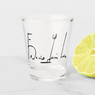 Copo De Shot Assinatura Federico García Lorca