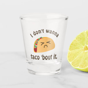 Copo De Shot Ataque do Taco 'ele humor engraçado da chalaça d