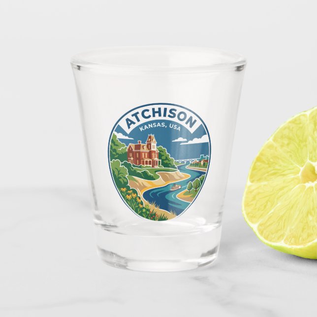 Copo De Shot Atchison EUA (Frente)