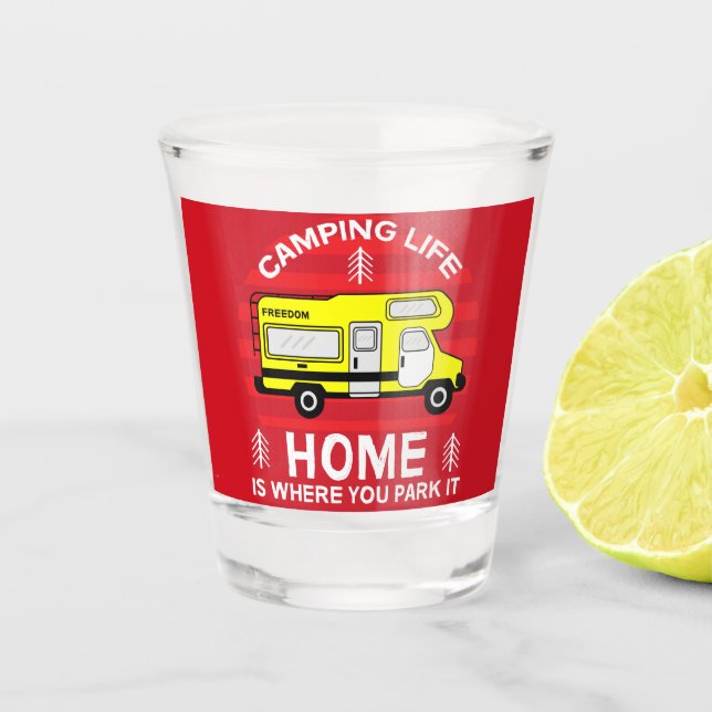 Copo De Shot Autohome | RV Autohome | Campanha A Lata-Lata (Frente)