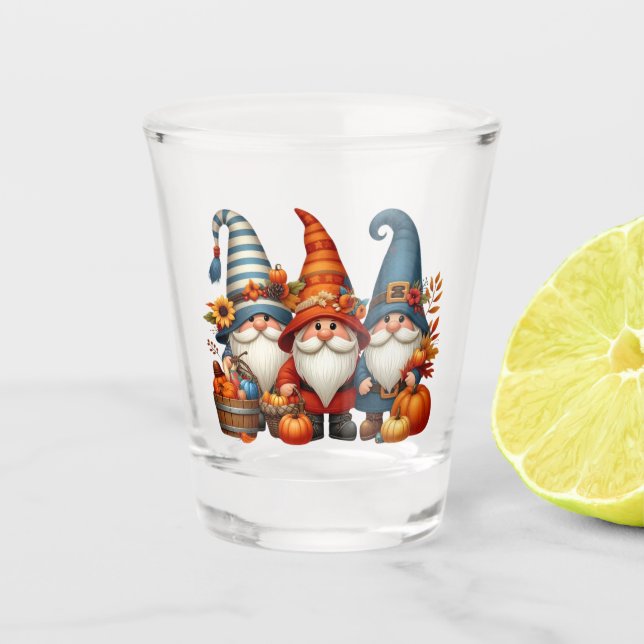 Copo De Shot Autumn Gnomos Shot Glass (Frente)