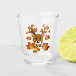 Copo De Shot Autumn Scarf Deer Mapaves