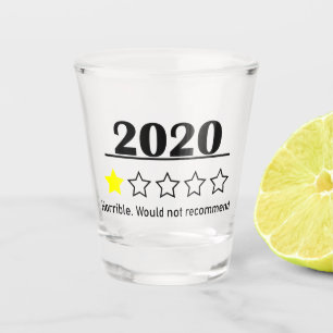 Copo De Shot Avaliação Horrível 2020